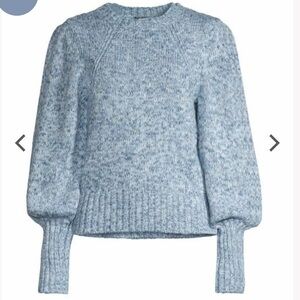 ELIE TAHARI
Puff Sleeve Crewneck Sweater